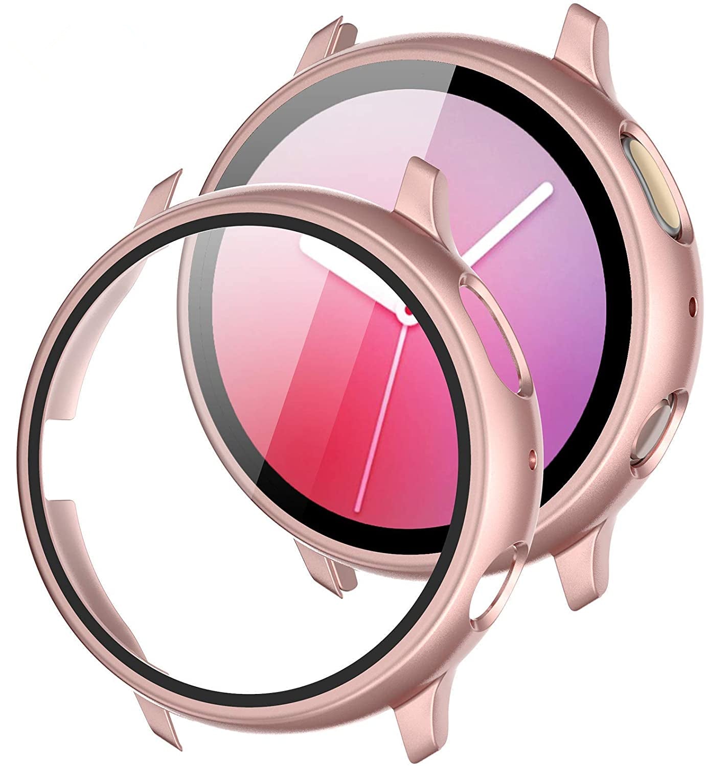 Coque rigide en PC robuste et protecteur d'écran pour Samsung Galaxy Active Watch 2 Coque rigide en PC robuste et protecteur d'écran pour Samsung Galaxy Active Watch 2